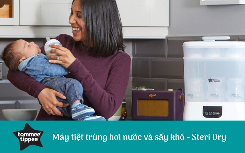 Máy tiệt trùng hơi nước và sấy khô Tommee Tippee Steri-Dry