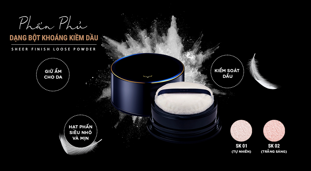Phấn Phủ FOX Dạng Bột Khoáng Kiềm Dầu Sheer Finish Loose Powder 25g