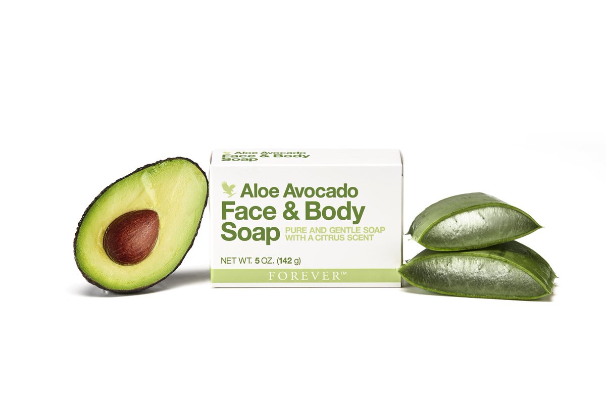 Combo 2 bánh Xà phòng rửa mặt và cơ thể Avocado Face and Body Soap (#284)- 142gr/cục