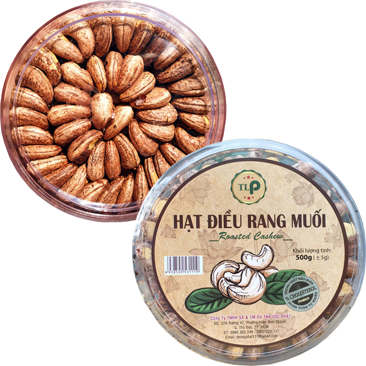 500G HẠT ĐIỀU RANG MUỐI XẾP HOA ĐẸP HÀNG LOẠI 1 CAO CẤP