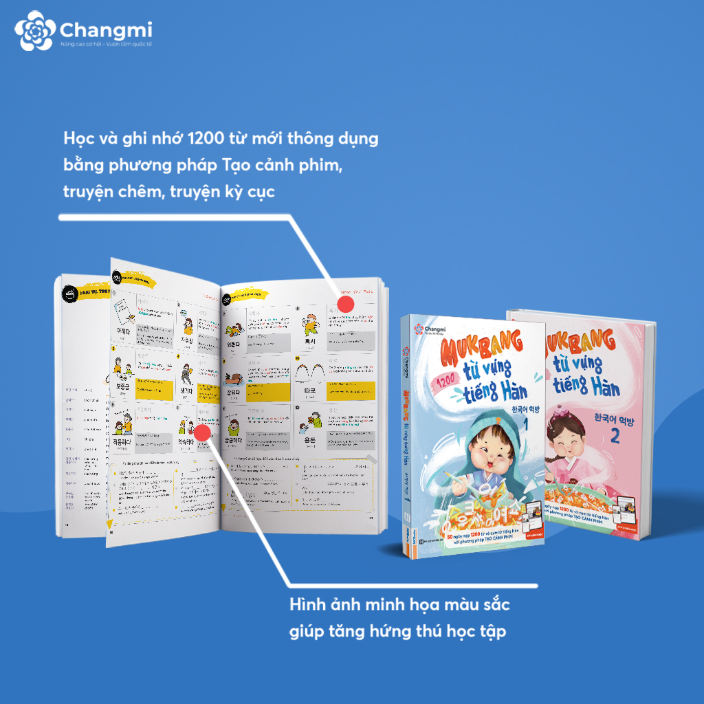 Mukbang 1200 Từ Vựng Tiếng Hàn Tổng Hợp - Trọn bộ giải pháp ghi nhớ 1200 từ vựng chỉ trong 50 ngày