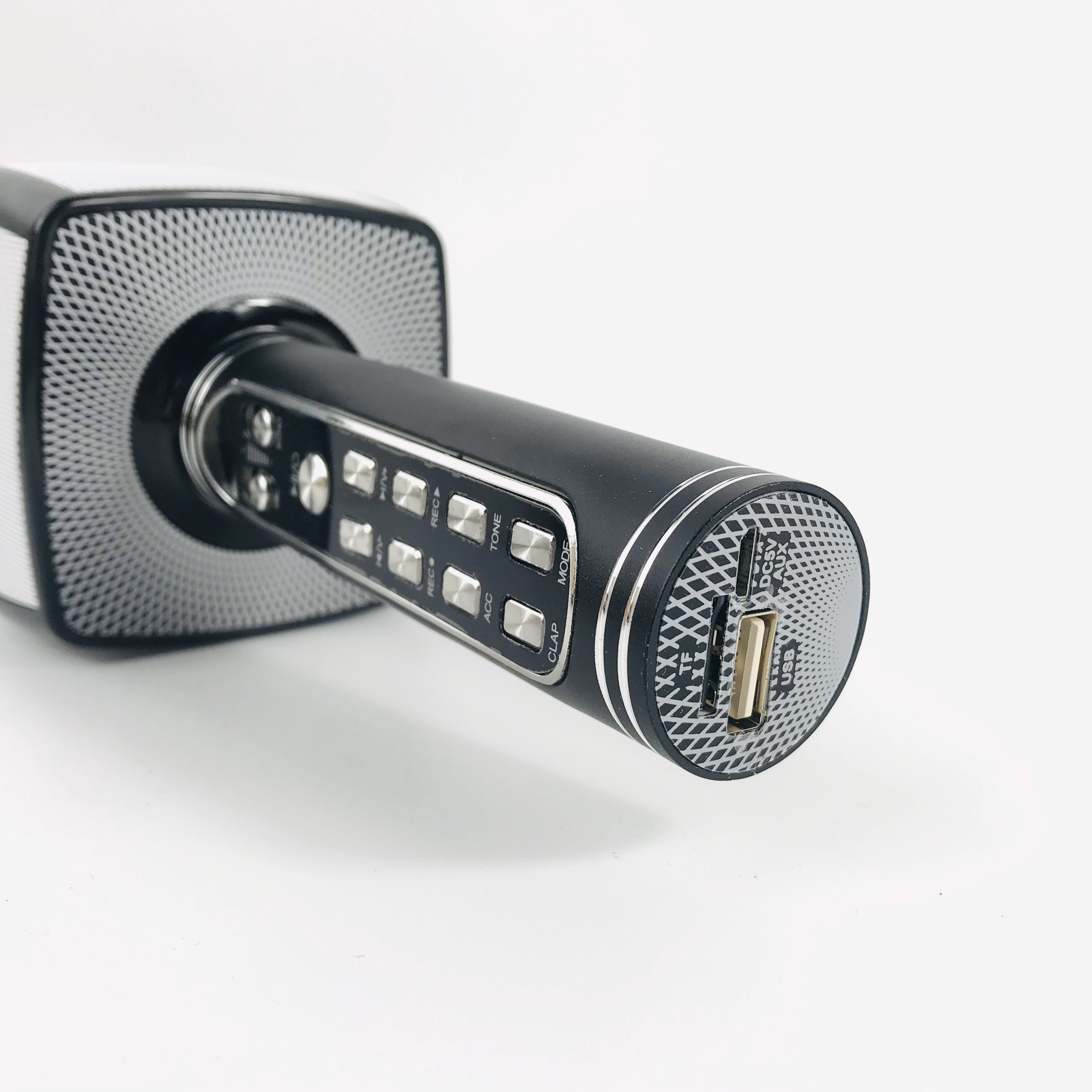 Micro Karaoke Bluetooth Kèm loa Bass GUTEK YS91 Bass Cực Ấm, Mic Bắt Giọng, Âm Bass Cực Hay, Gắn Usb, Thẻ Nhớ, Cổng 3.5 - Hàng chính hãng