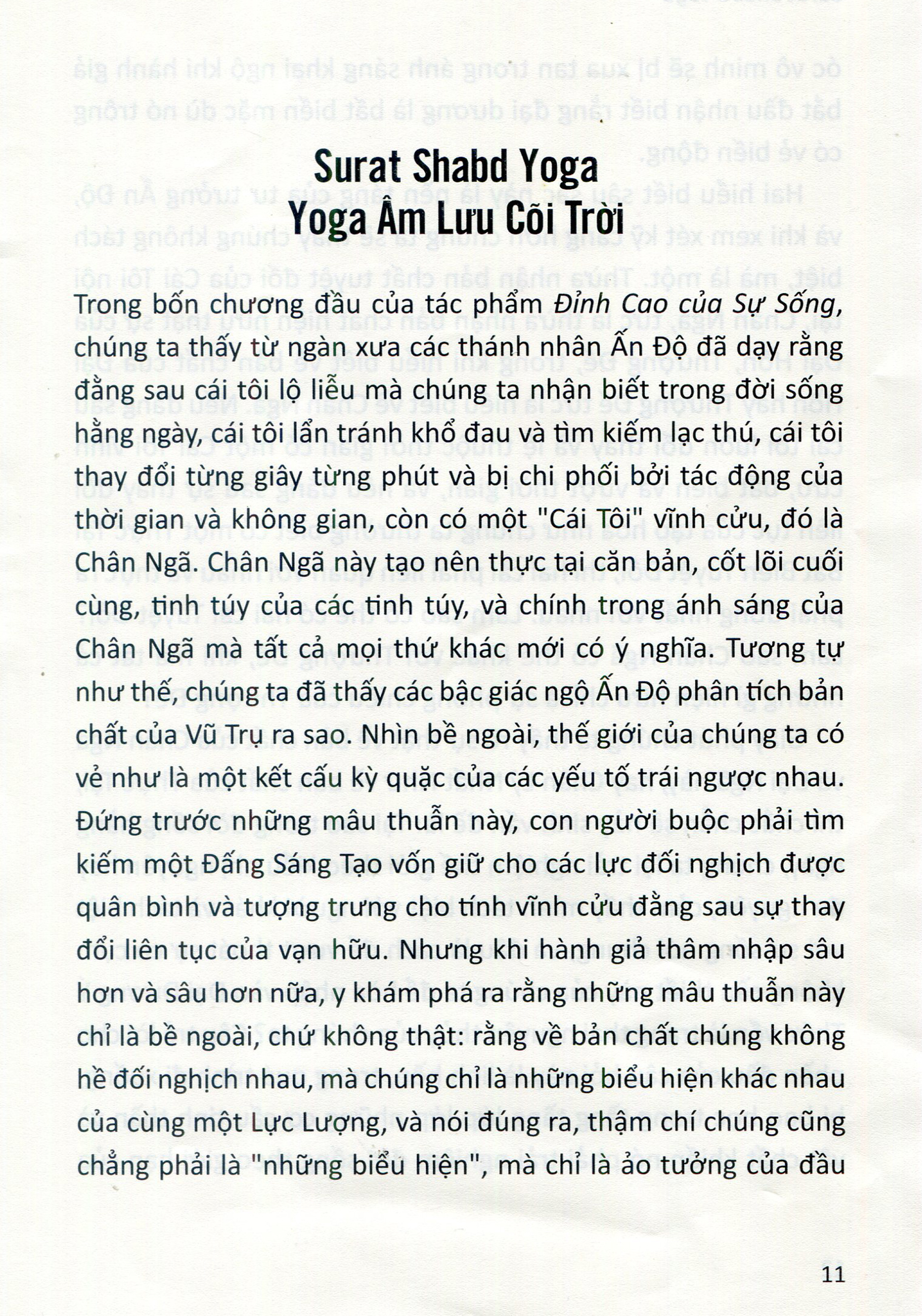 Yoga Âm Lưu Cõi Trời