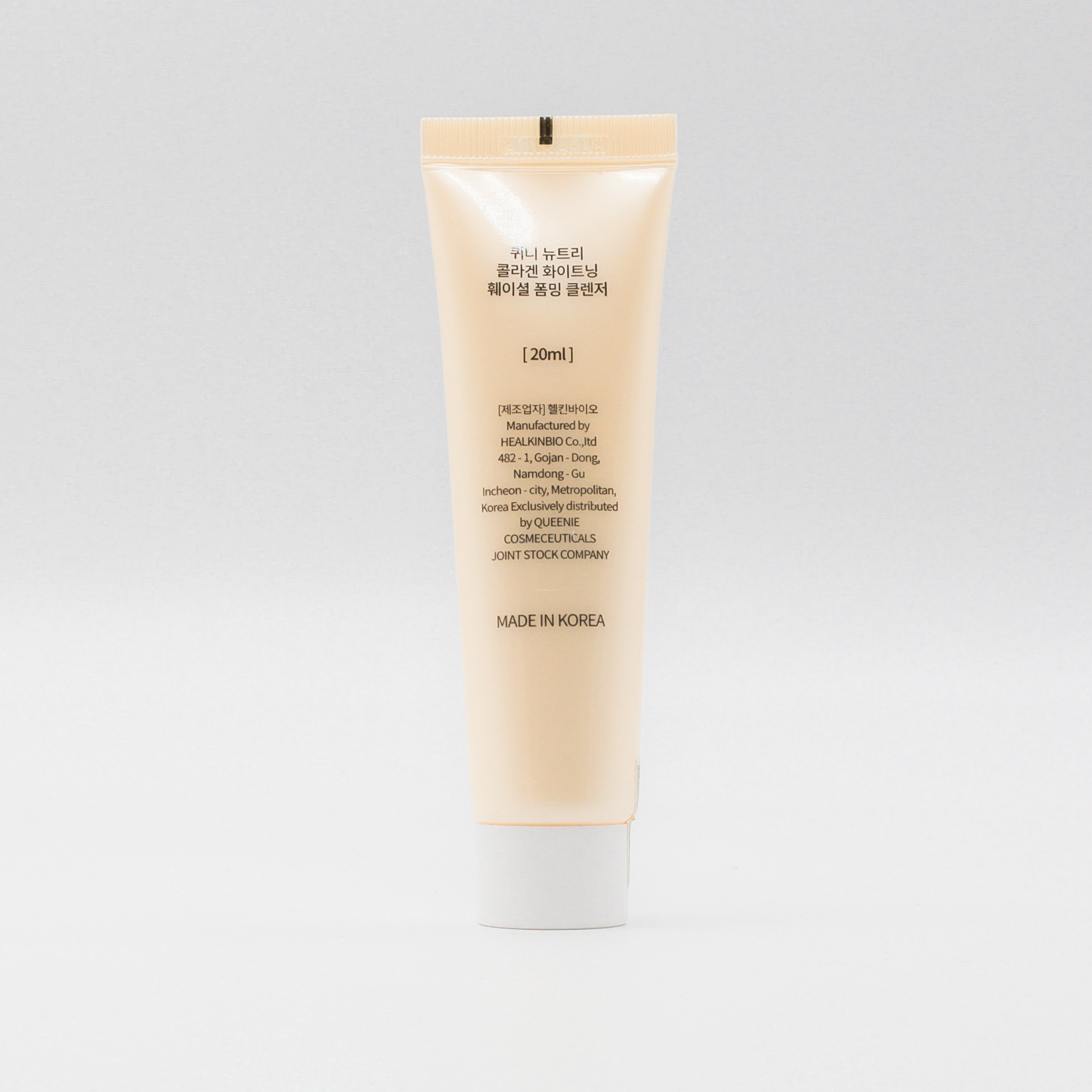 Sữa rửa mặt Collagen Queenie trải nghiệm rửa sạch bụi bẩn, dưỡng da trắng hồng 20ml - Mỹ Phẩm Hàn Quốc