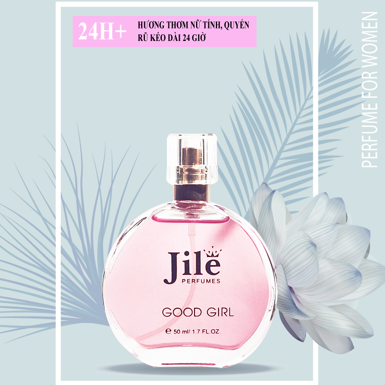 Nước hoa nữ cao cấp chính hãng Jile Good Girl 50ml với hương thơm ngọt ngào, nữ tính