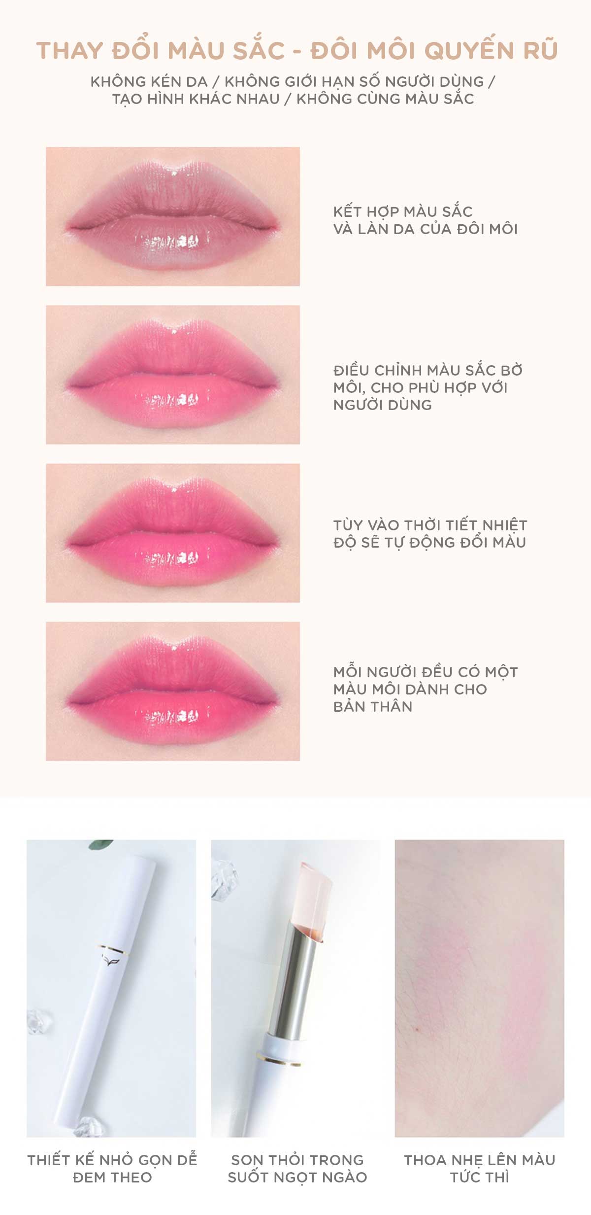 Son Gió Dưỡng Ẩm Và Bảo Vệ Môi FOX Moisturizing Lipstick 2.4g