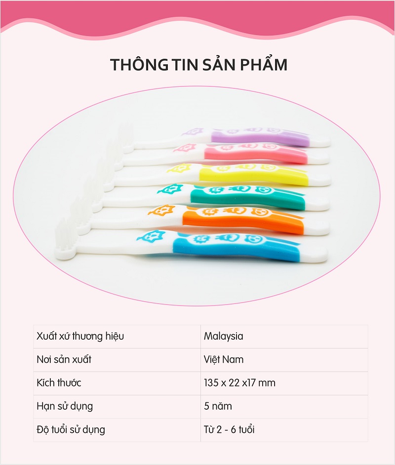 Combo 12 bàn chải đánh răng more-T trẻ em