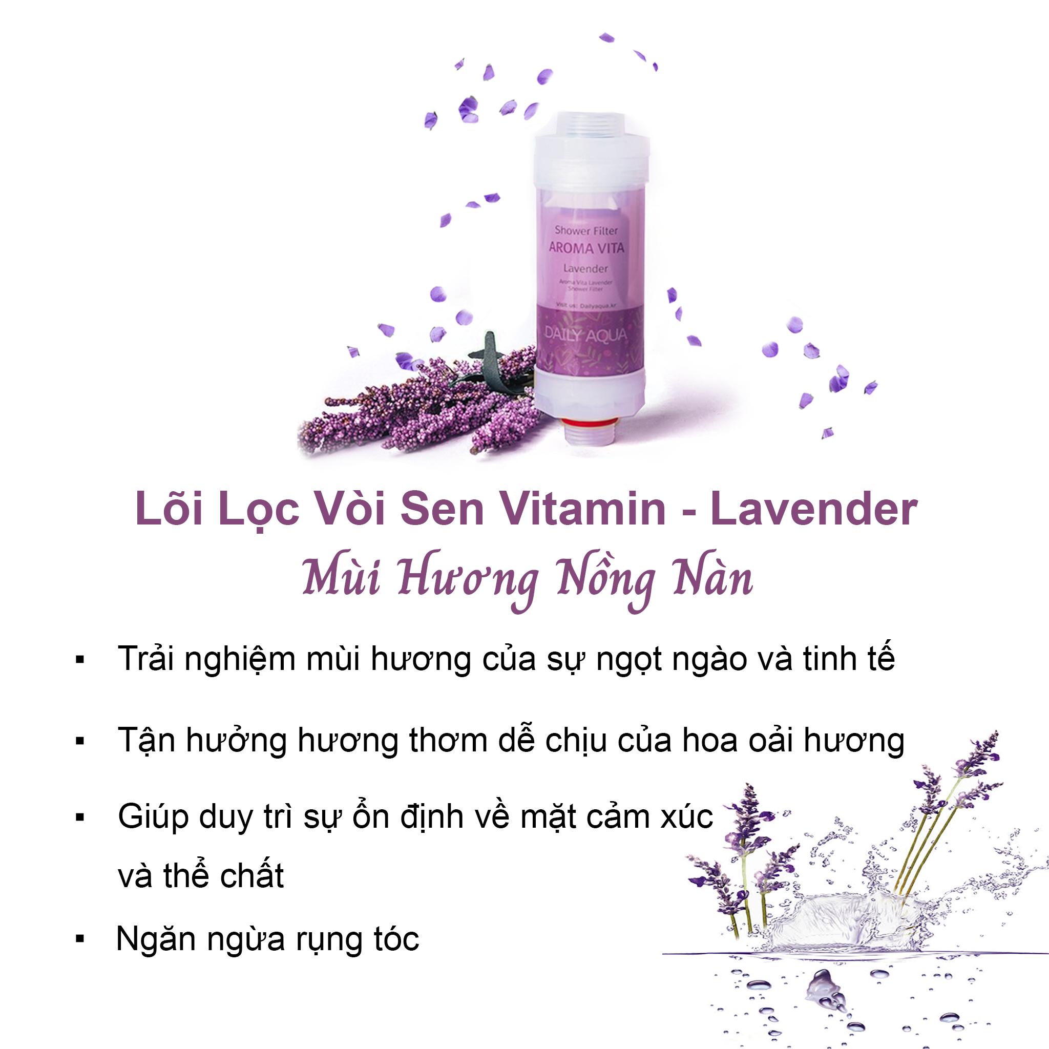 Bộ Lõi Lọc Nước Vòi Sen Vitamin C Daily Aqua