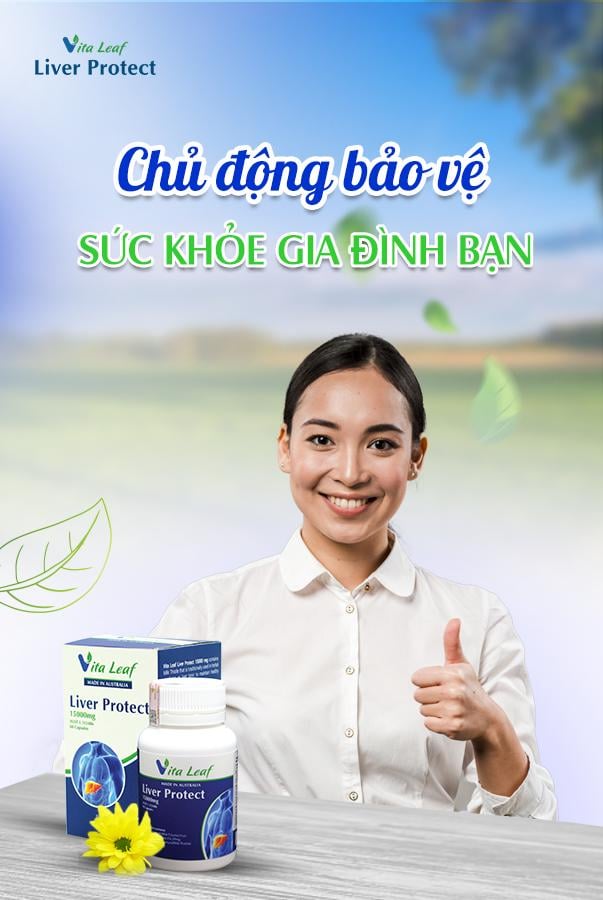 Thực phẩm Liver Protect 15000mg Vita Leaf bổ sung dinh dưỡng cho người lớn