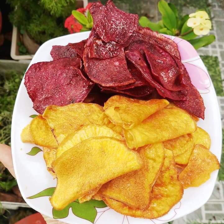 Khoai lang vàng sấy mật ong thương hiệu Nàng Khô - 500 Gram