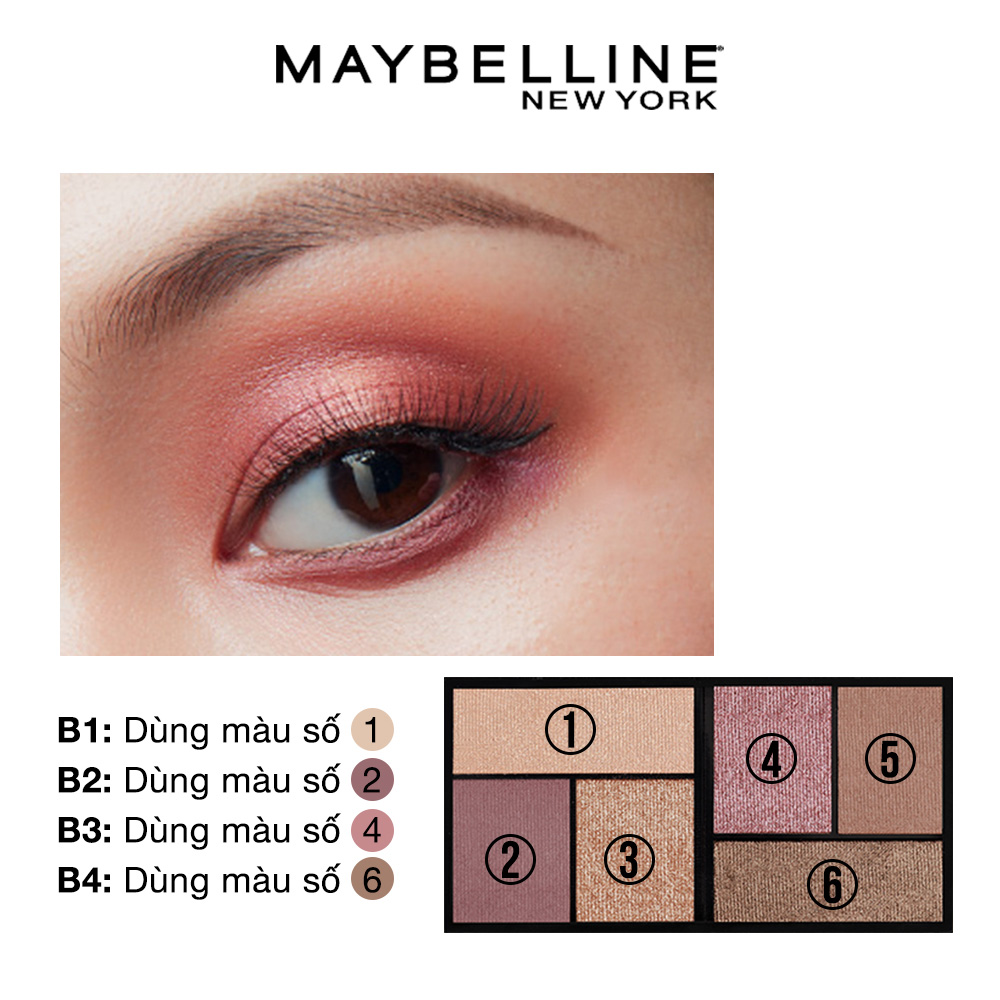 Bảng Phấn Mắt Maybelline New York 6 Màu The City Mini Palette 6.1g