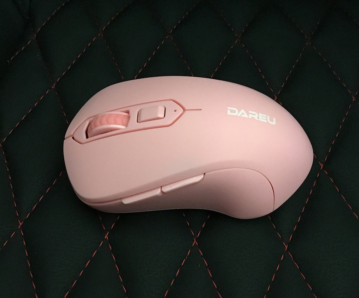 Chuột chơi game Dare U LM115G Pink - Hàng chính hãng