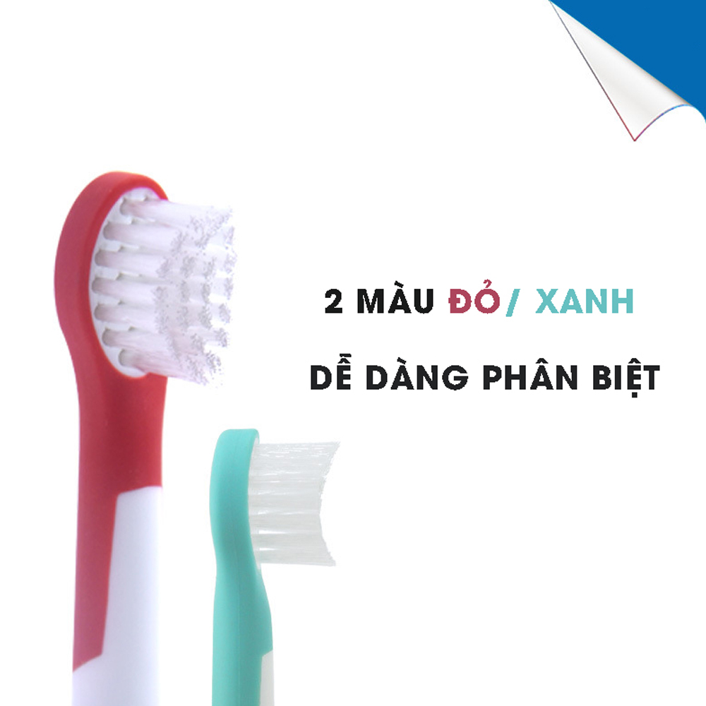 Bộ 4 đầu đánh răng điện trẻ em HX-6034 cho máy Philips Sonicare HX3, HX6, HX7, HX8, HX9, R, FlexCare +, FlexCare, HealthyWhite, HydroClean, EasyClean, DiamondClean