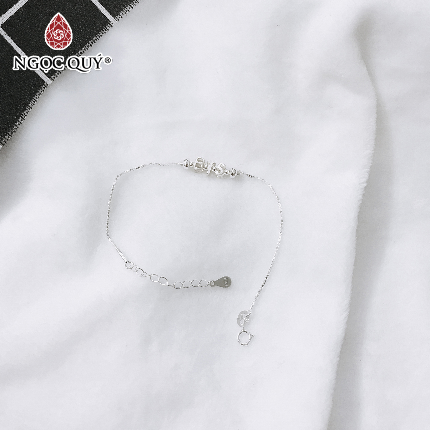 Lắc bạc BTS -  Ngọc Quý Gemstones