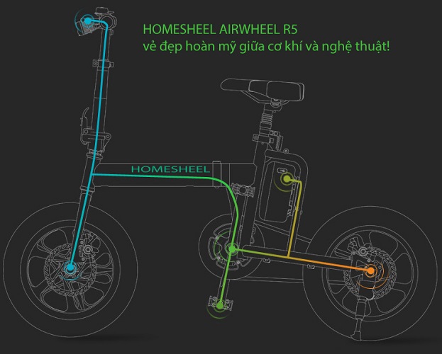 Xe điện thể thao Homesheel Airwheel R5
