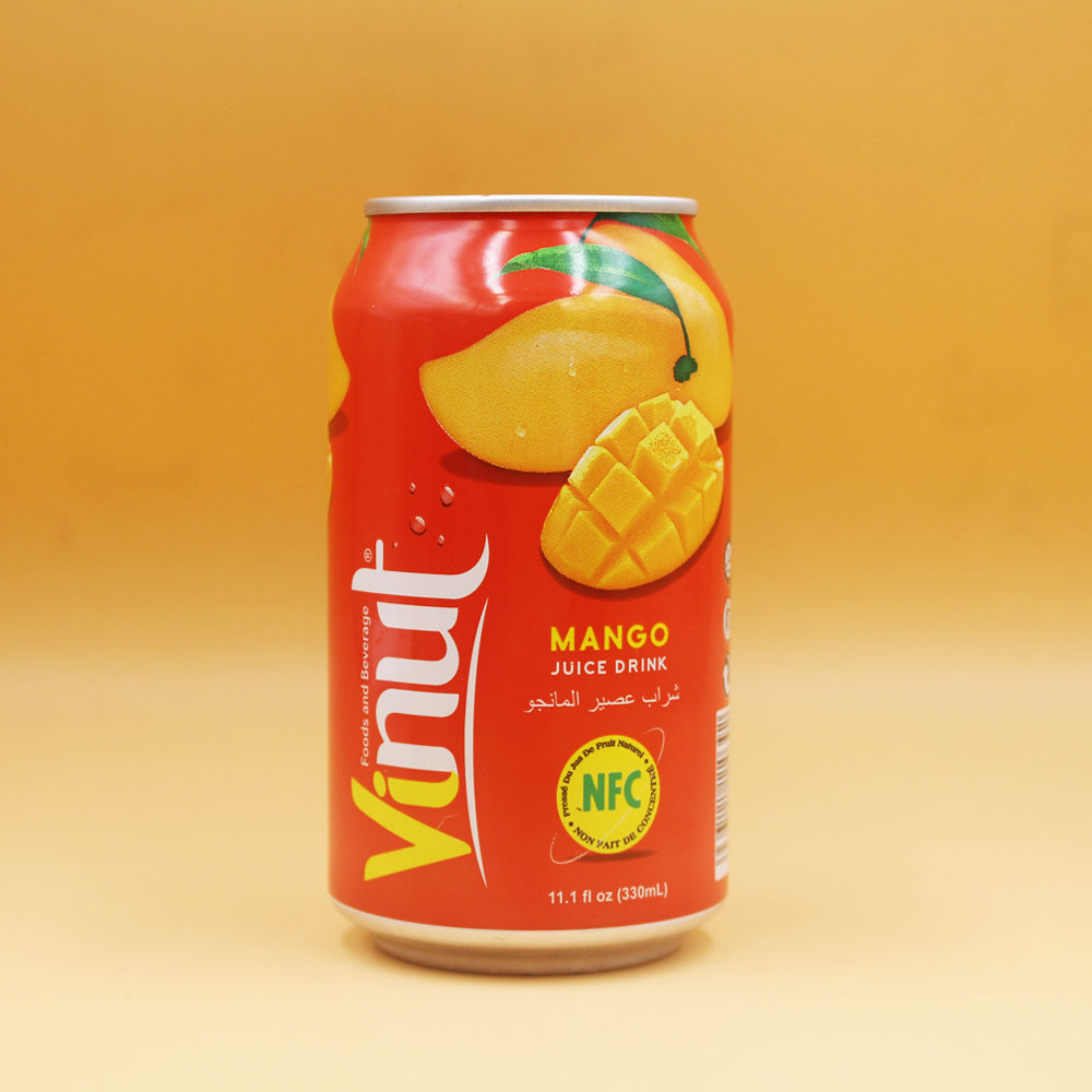 Khay 24 Lon Nước Ép Xoài Vinut 330ml