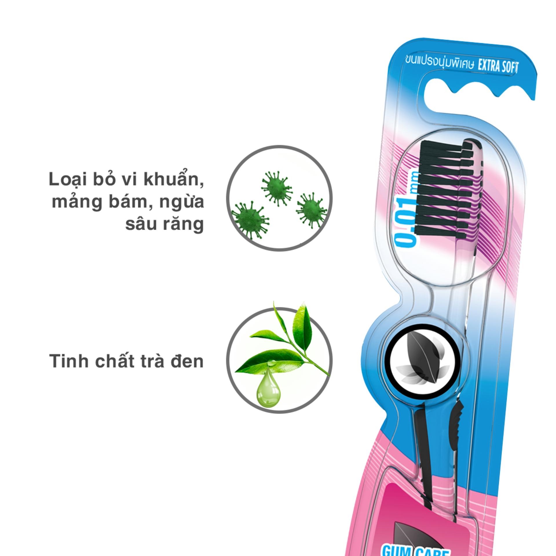 Combo Chăm Sóc Răng Miệng Toàn Diện (Vỉ 3 Bàn Chải Đánh Răng ORAL-B Trà Đen (Mua 2 Tặng 1) + Chỉ Nha Khoa ORAL-B Essential Mint (Hộp 50m))