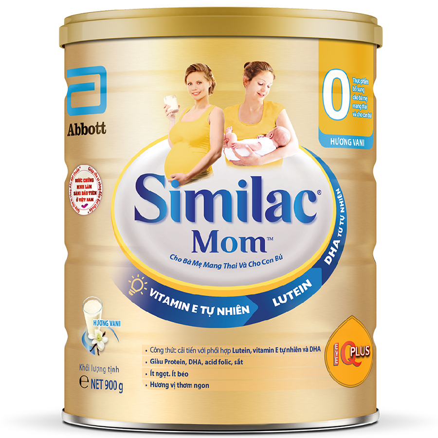 Sữa Bột Abbott Similac Mom Vani 900g