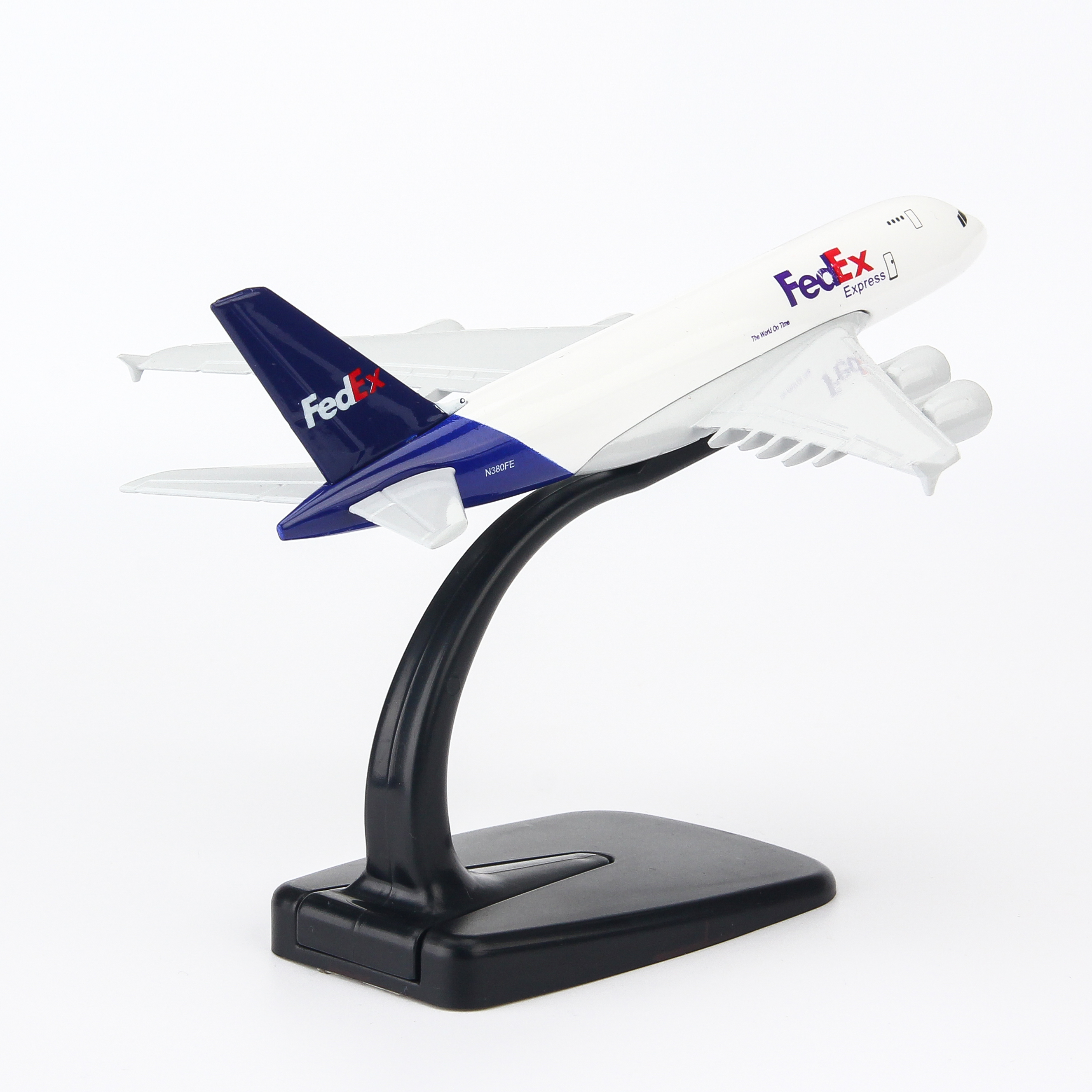 Mô Hình Máy Bay AIRBUS A380 FEDEX AIRLINE EVERFLY 16CM