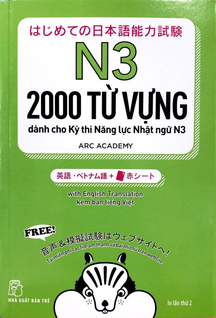 2000 Từ Vựng Cần Thiết Cho Kỳ Thi Năng Lực Nhật Ngữ N3