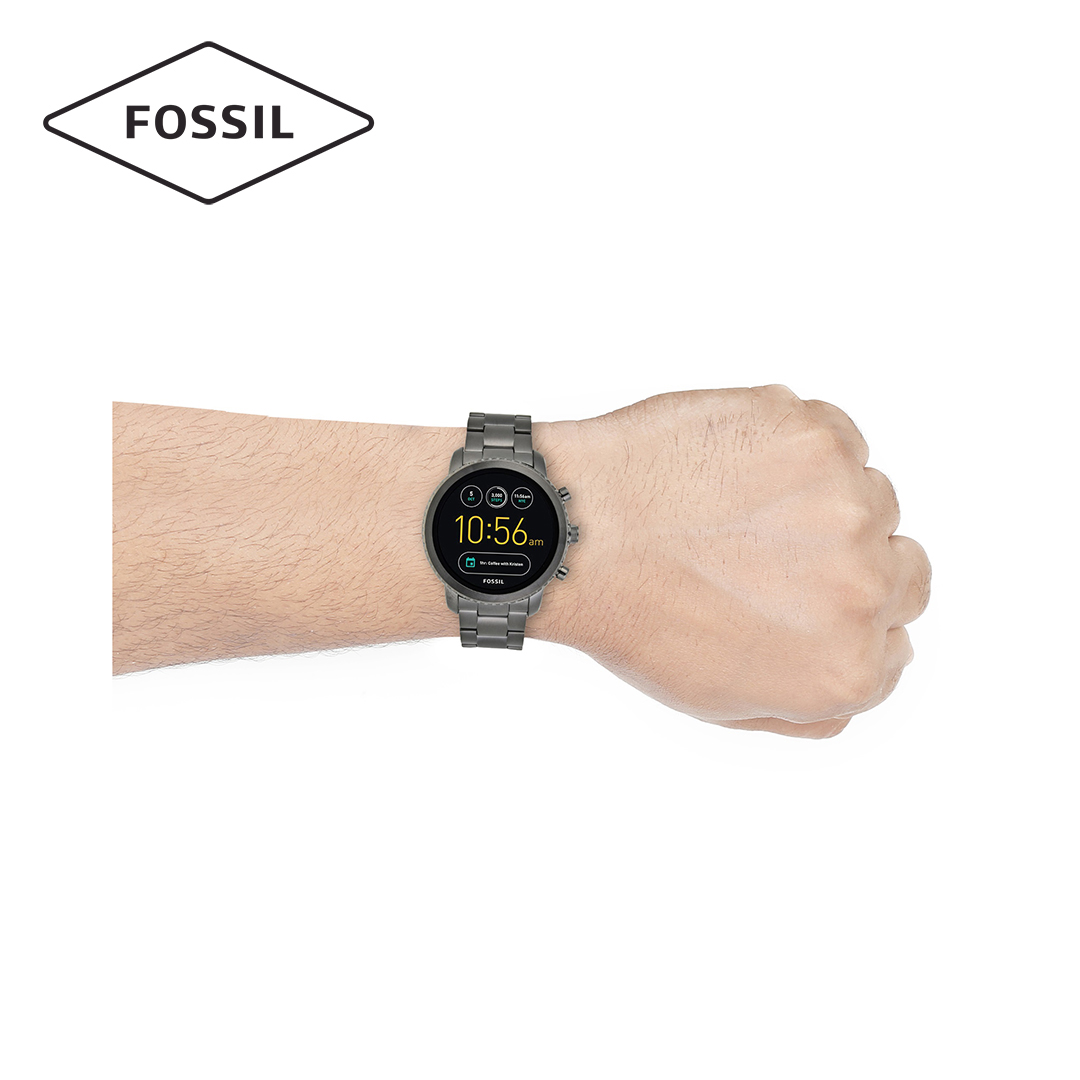 Đồng hồ nam Gen 3 Smartwatch Explorist dây thép không gỉ FTW4001 - màu xám - Hàng chính hãng