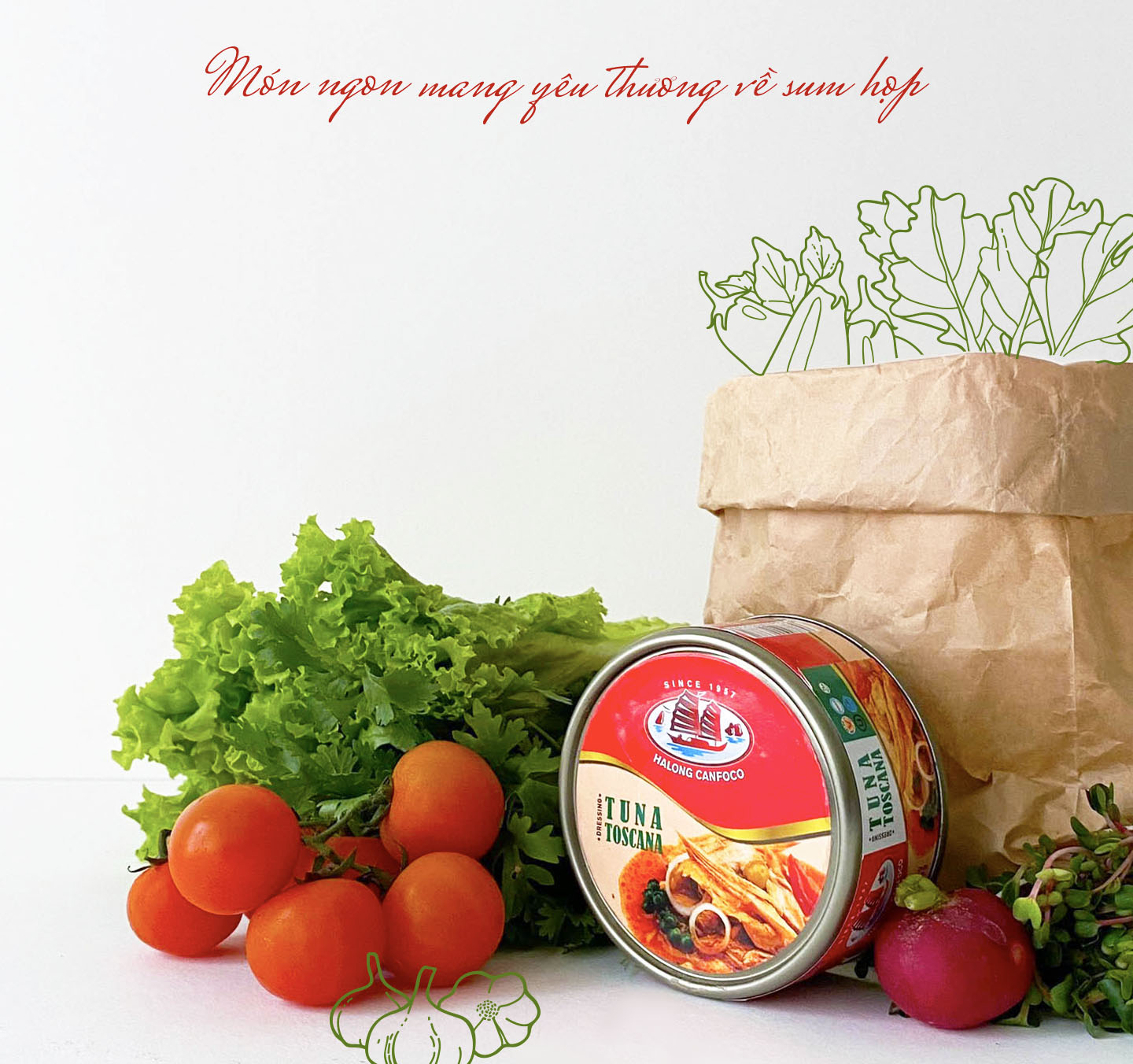 Cá Ngừ Toscana Hạ Long - 175g