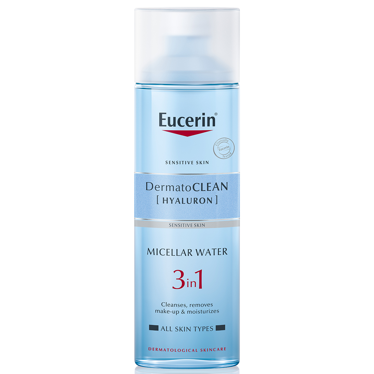 Nước Tẩy Trang Dịu Nhẹ Cho Da Nhạy Cảm Eucerin Dermato Clean Micellar Cleansing Fluid 3 In 1
