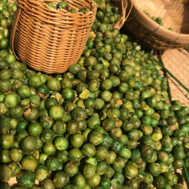 Hạt đậu hà lan rang tỏi ớt loại 1 thương hiệu Nàng Khô - 1 Kí