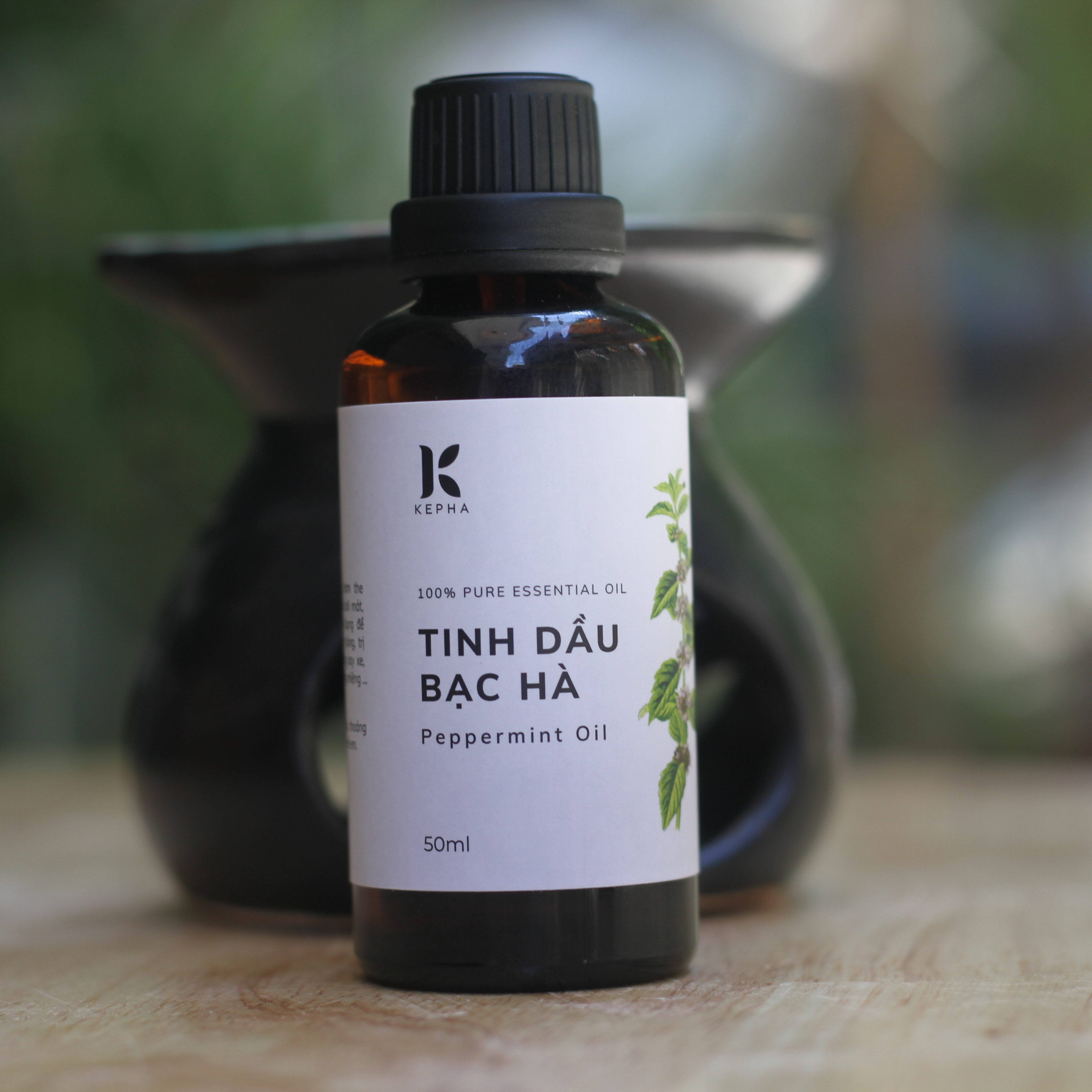Tinh dầu Bạc Hà Peppermint Kepha 50ml - Nhập khẩu trực tiếp Ấn Độ - Đuổi chuột hiệu quả