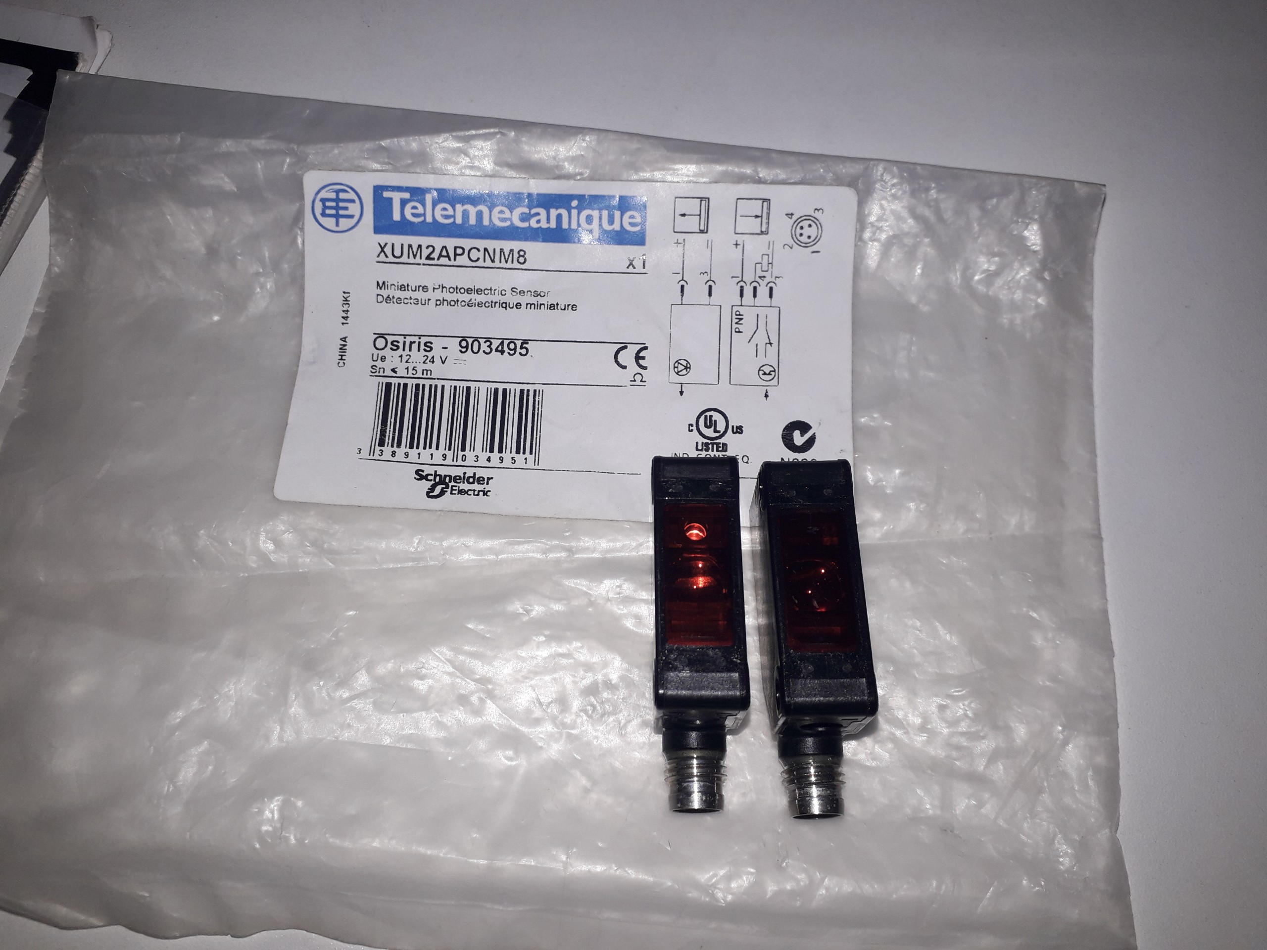 CẢM BIẾN QUANG ĐIỆN XUM2APCNM8 12-24VDC | Chính hãng |