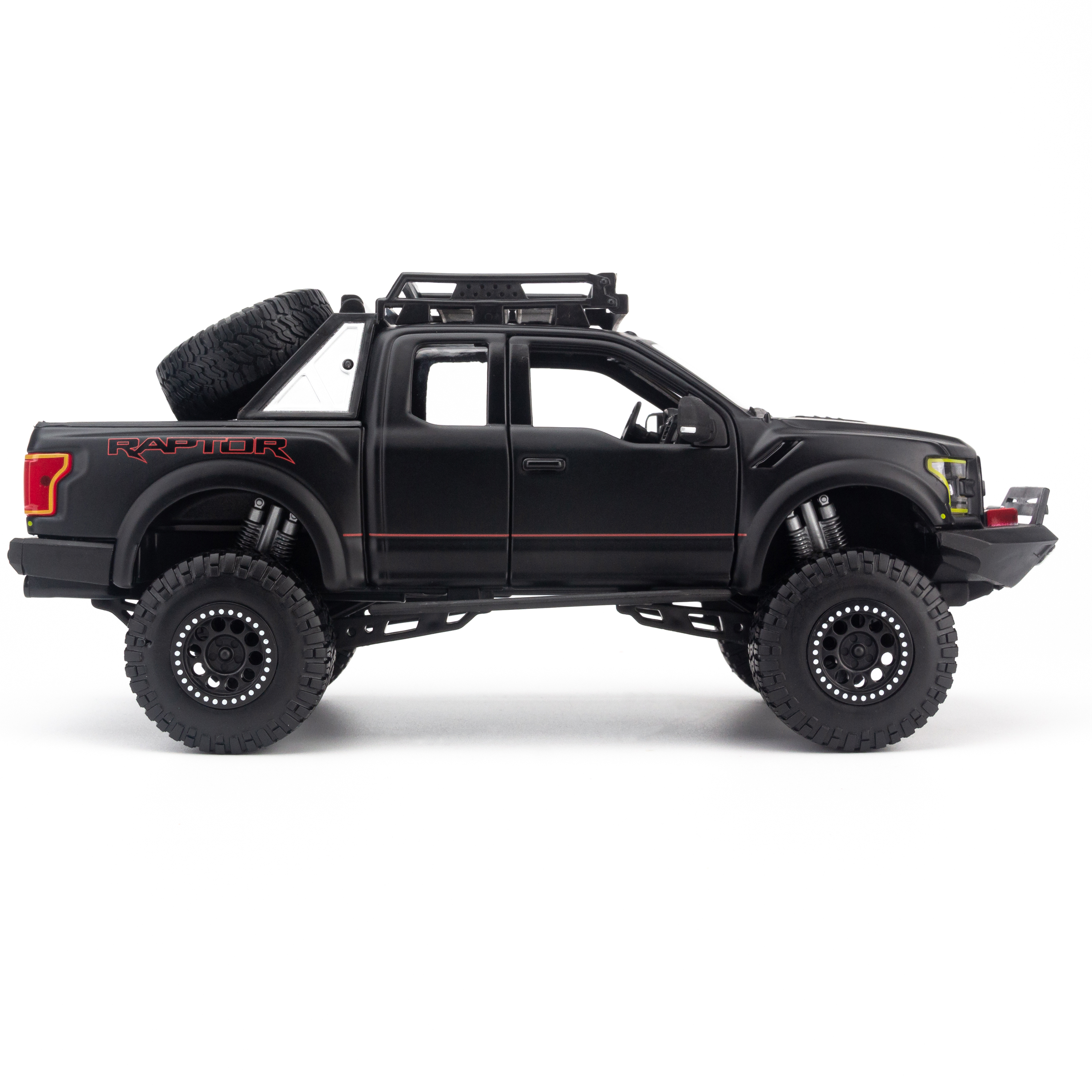 Mô Hình Xe Design Off-Road Kings 2017 Ford F-150 Raptor Black 1:24 Maisto MH-32521