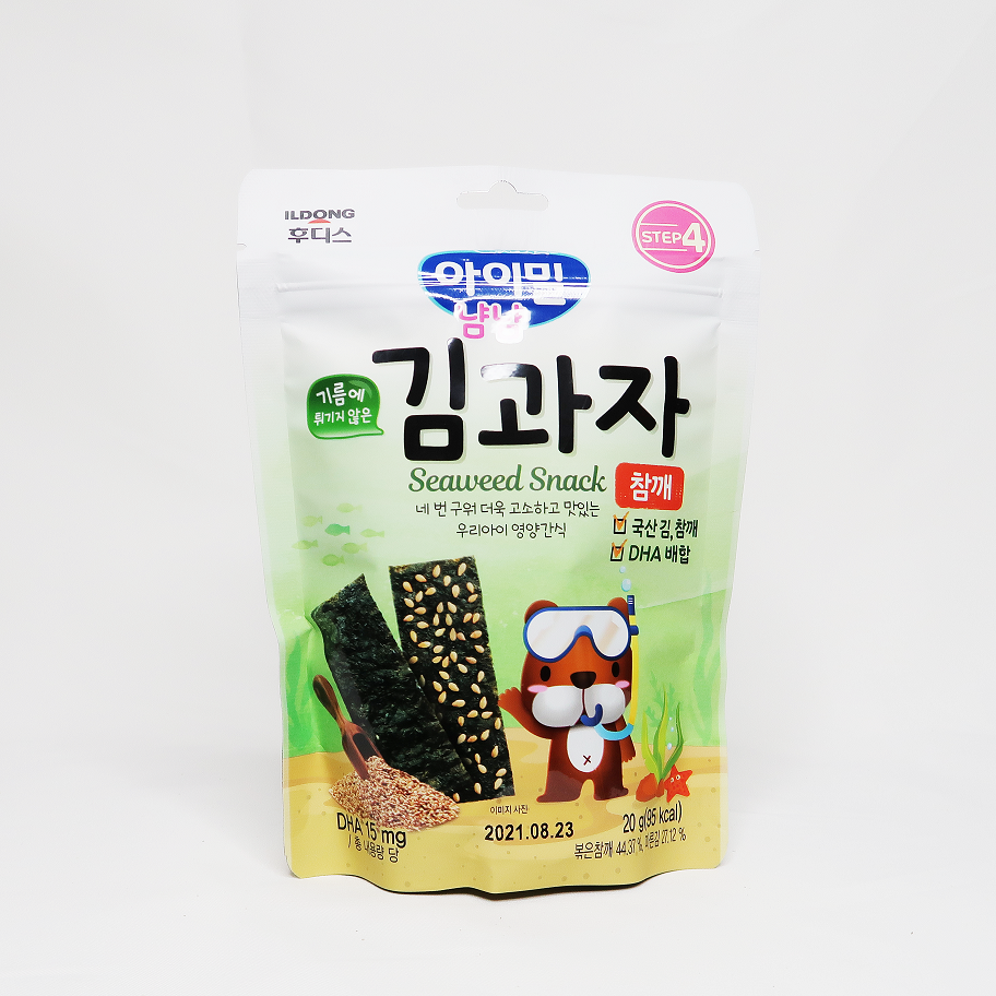 Combo hai vị snack rong biển ăn dặm ILDONG Hàn Quốc cho bé