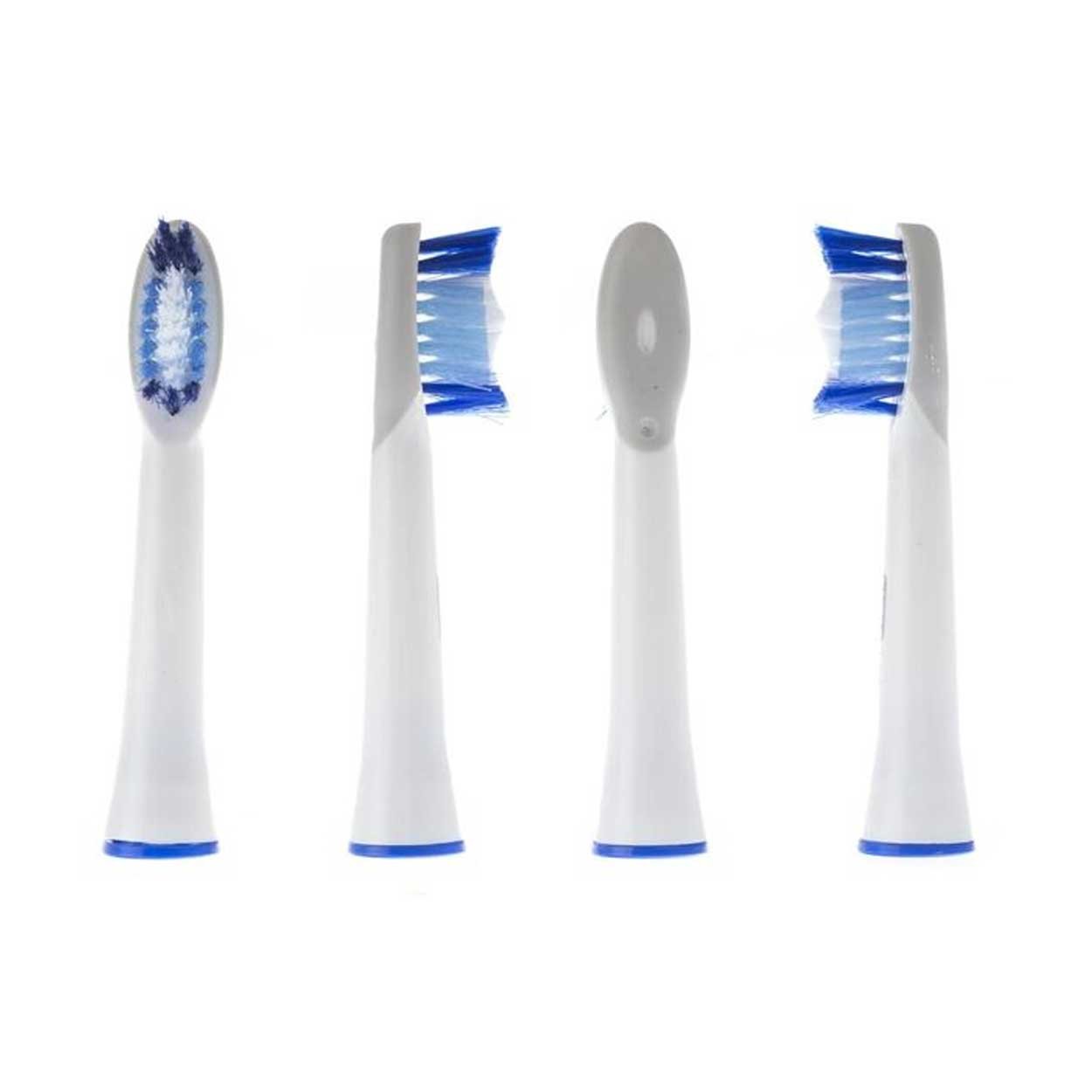 Cho các dòng máy Pulsonic của Oral-B Braun, Bộ 4 Đầu bàn chải S32-4 (SR32-4), đánh tan mảng bám, làm sạch cao răng, cho răng sáng bóng