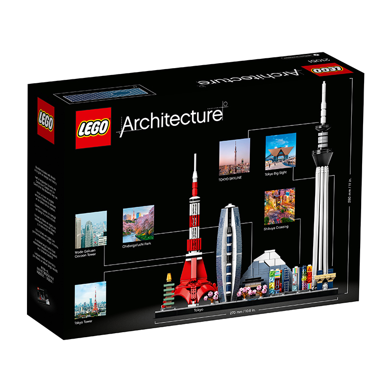 Mô hình đồ chơi lắp ráp LEGO ARCHITECTURE Thành Phố Tokyo 21051 ( 547 Chi tiết )