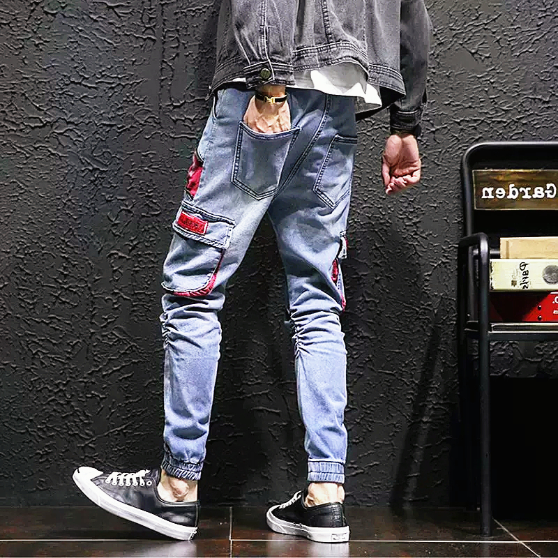 Quần Jogger Jean trẻ trung, chất liệu vải bò cao cấp, túi hộp tiện lợi, co giãn nhẹ, dễ phối đồ, hợp xu hướng thời trang - Mẫu HOT