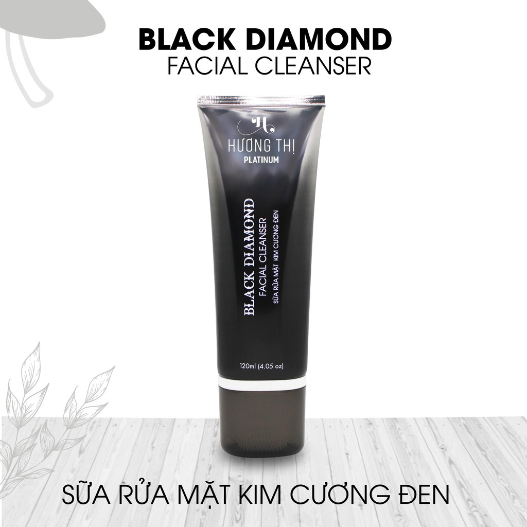 Sữa Rửa Mặt Kim Cương Đen Hương Thị 120ml
