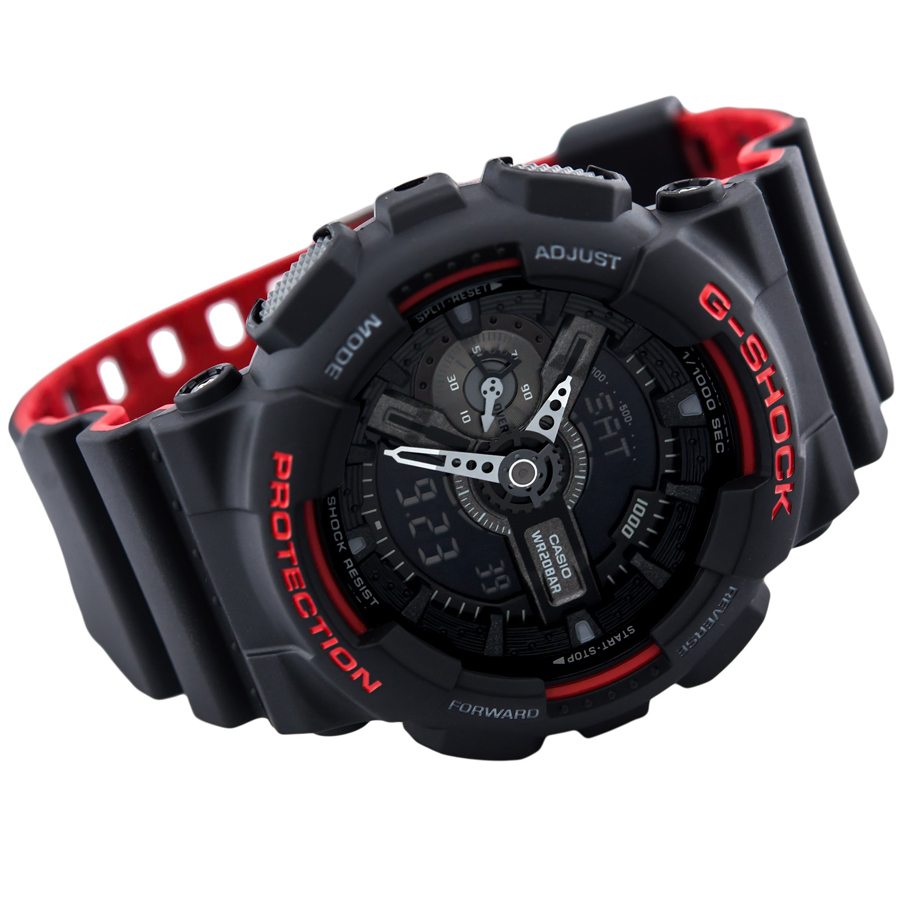 Đồng hồ nam dây nhựa Casio G-Shock chính hãng GA-110HR-1ADR