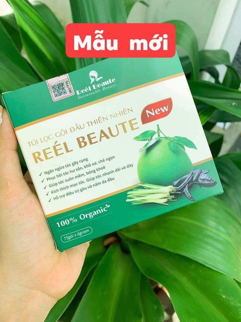 TÚI LỌC GỘI ĐẦU THIÊN NHIÊN REÉL BEAUTE DÒNG PHỐ THÔNG