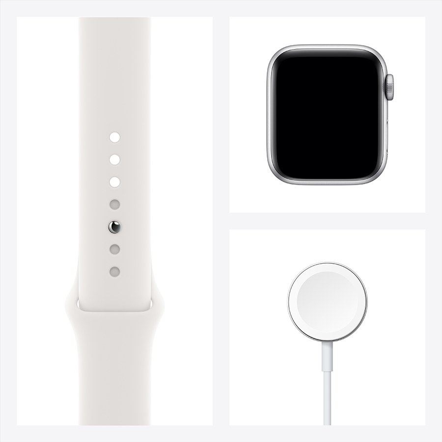 Đồng Hồ Thông Minh Apple Watch Series 6 GPS Only Aluminum Case With Sport Band (Viền Nhôm &amp; Dây Cao Su) - Hàng Chính Hãng VN/A