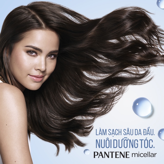 Dầu Gội Pantene Pro-V Micellar Làm Sạch Sâu Chiết xuất Tảo biển 530 ml