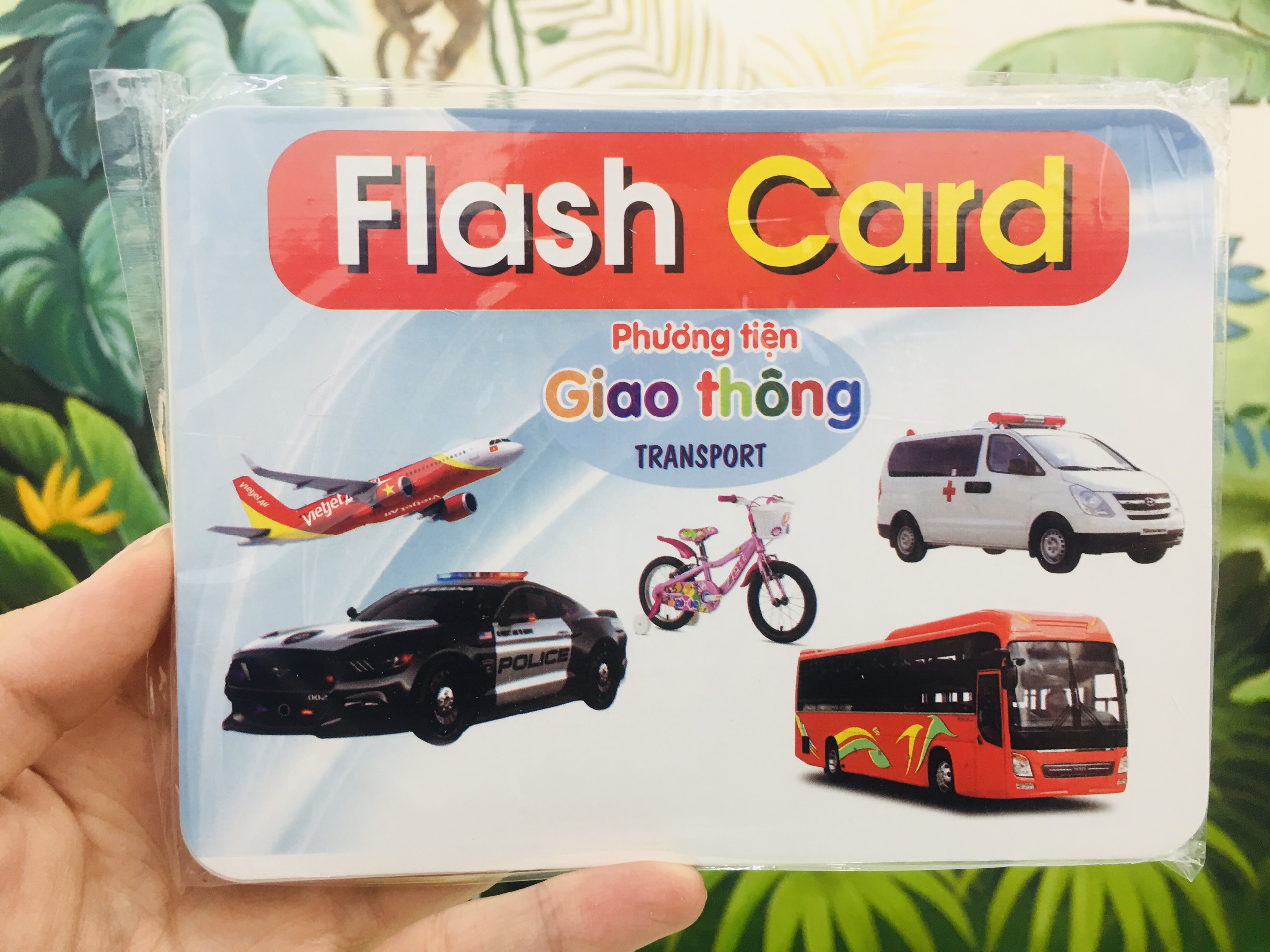 bộ thẻ học thông minh cho bé từ 0 đến 3 tuổi, Bộ Thẻ Học Thông Minh Flashcard Song Ngữ Cho Bé - Hàng Chính Hãng