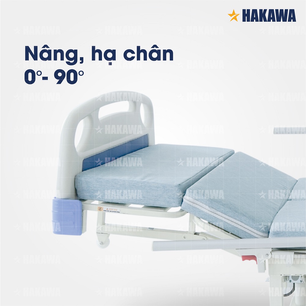 GIƯỜNG BỆNH Y TẾ CAO CẤP ĐIỀU KHIỂN BẰNG REMOTE HAKAWA HK-D95 - HÀNG CHÍNH HÃNG