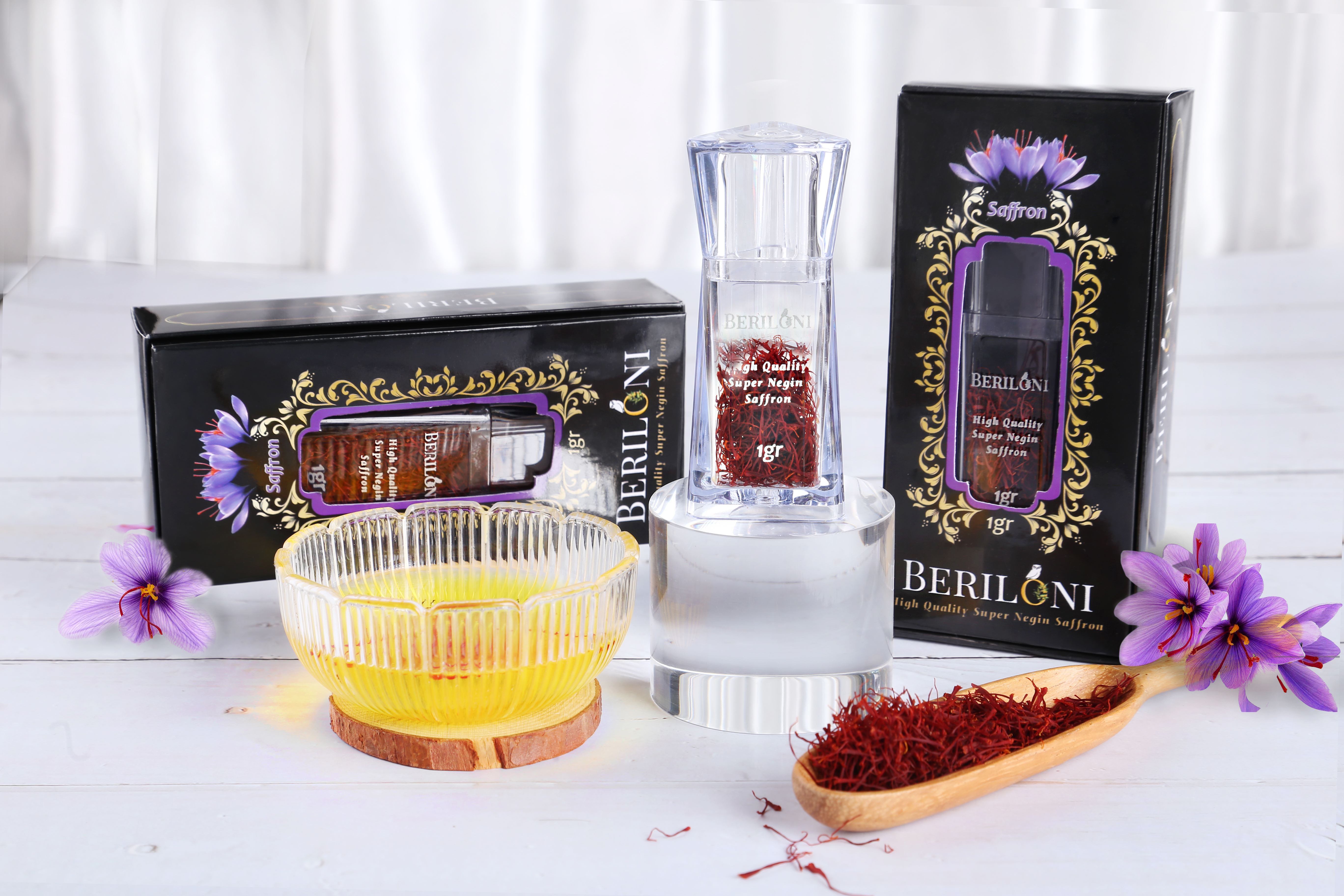 Nhụy Hoa Nghệ Tây Beriloni Saffron loại cao cấp Super Negin (1 Gram)