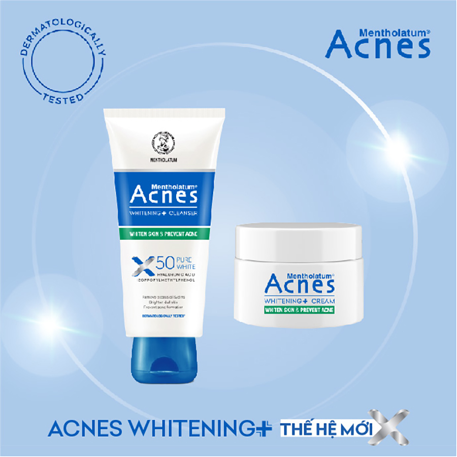 Sữa Rửa Mặt Dưỡng Trắng Và Ngăn Ngừa Mụn Acnes Whitening+ Cleanser (100g)