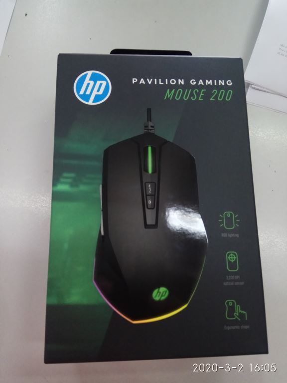 Chuột chơi Game HP Pav Gaming Mouse 200 A/P_5JS07AA - Hàng Chính Hãng