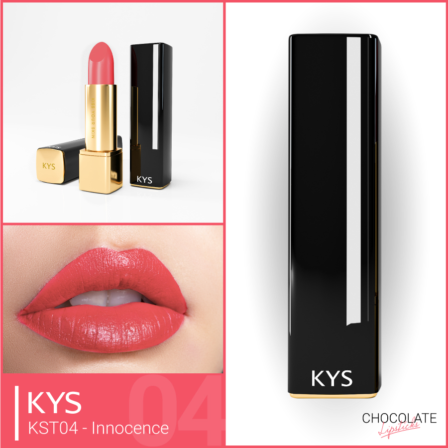 Son Chocolate Matte Lipstick KYS – INNOCENCE HỒNG CAM