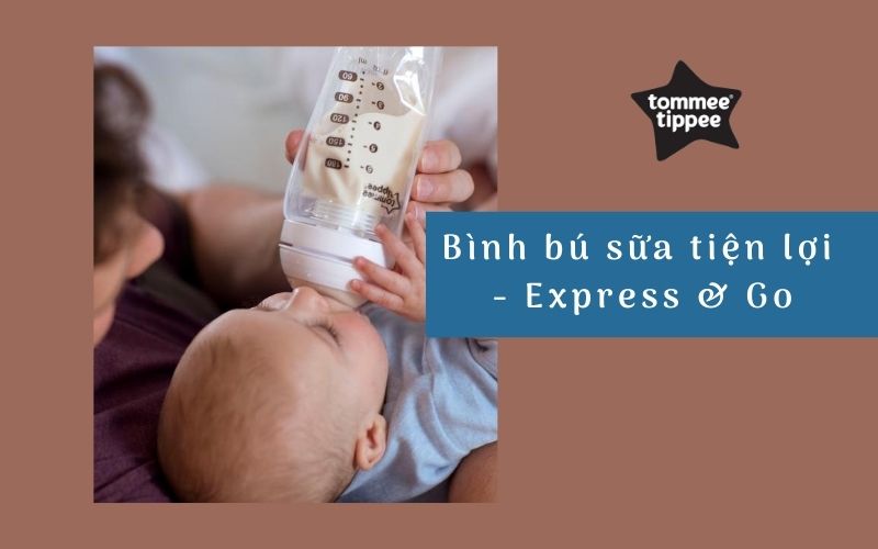 Bình bú sữa tiện lợi Tommee Tippee - Express & Go