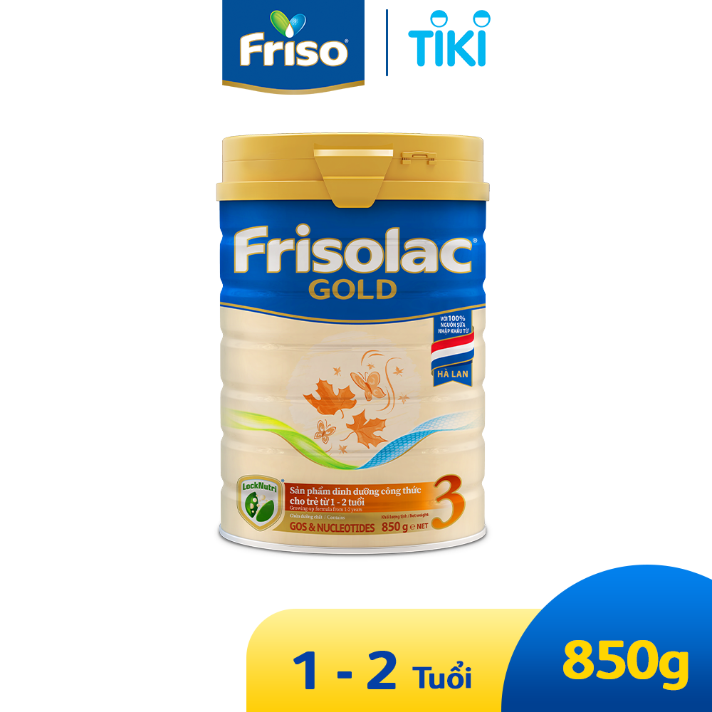 Hình ảnh Sữa Bột Frisolac Gold 3 850g (Dành Cho Trẻ Từ 1 - 2 Tuổi)