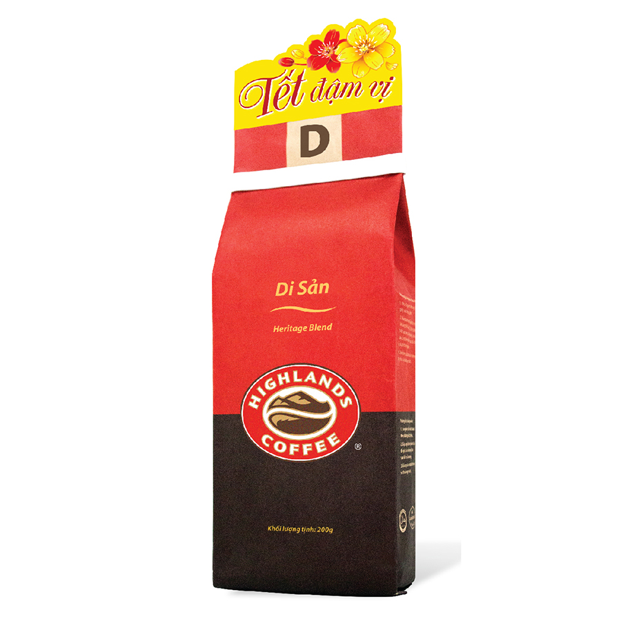 Cà Phê Rang Xay Di Sản Highlands Coffee (200g)