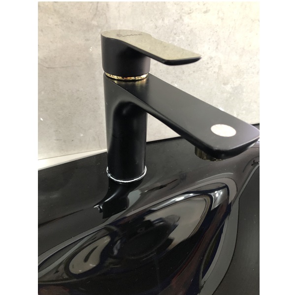 Vòi Lavabo Nóng Lạnh Đồng Thau Sơn Tĩnh Điện